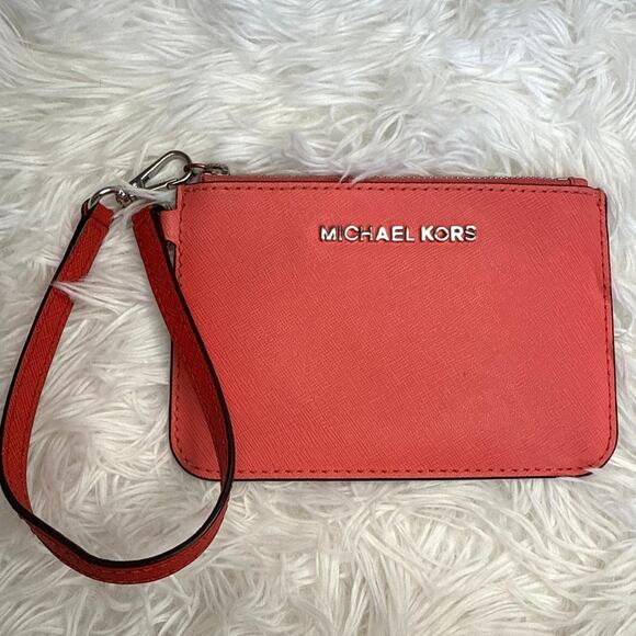 MICHAEL KORS Pink  Wristlet - Picture 1 of 5